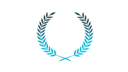 New cyan and gray wheat icon on white background,Best wheat icon