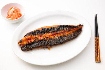Japanese cuisine Unagi Kabayaki pickled ginger