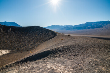 Little Hebe Crater in Death Valley National Park, California