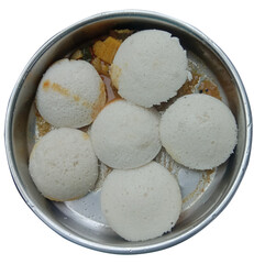 Idly with tasty Sam bar curry