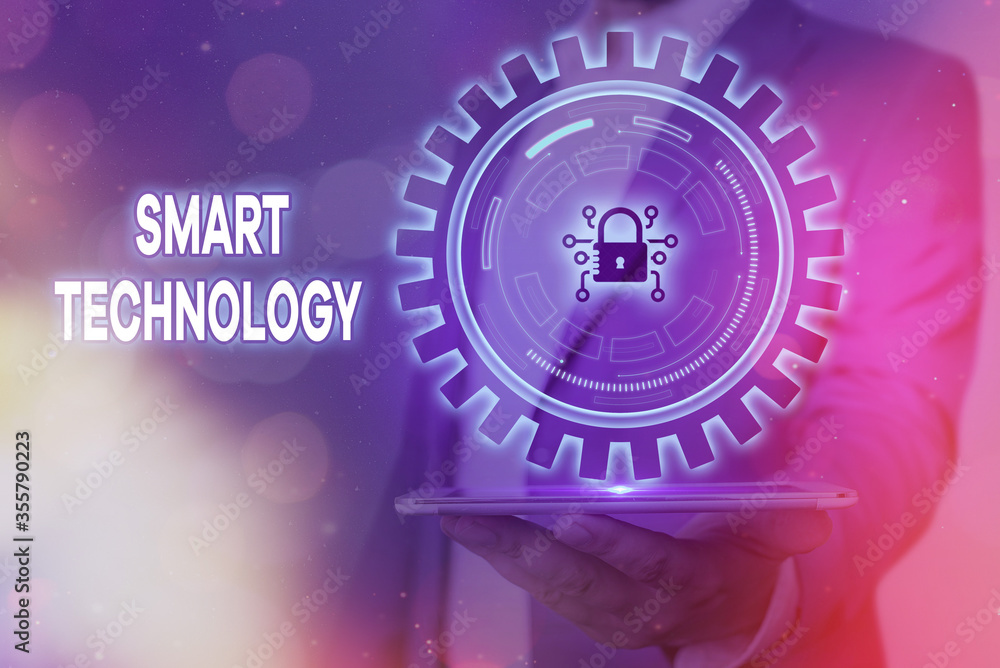 Poster handwriting text smart technology. conceptual photo used to protect and prevent errors in hard drive