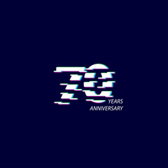 70 Years Anniversary Celebration Number Vector Template Design Illustration