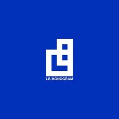 LB Initials Logo Design. LB Monogram