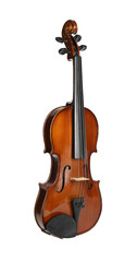Fototapeta na wymiar Classic violin isolated on white. Musical instrument