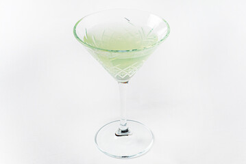 cocktail on the white background