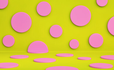 Polka dots studio background