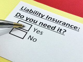 Questionnaire about insurance