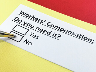 Questionnaire about insurance