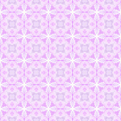 Green geometric chevron watercolor border. Purple 