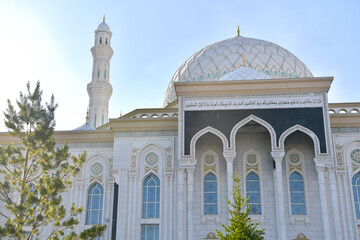 mosque, mosque in Astana, mosque in Nursultan, the big mosque in Asia, Istanbul, Ramadan, Kurban Bayram, the dome of the mosque,