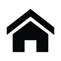 home icon on a white background