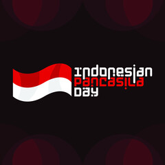 Vector Illustration of Indoensian Pancasila Day