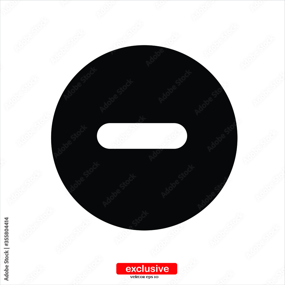 Poster magnifier icon.flat design style vector illustration for graphic and web design.