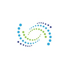 Molecule logo vector icon