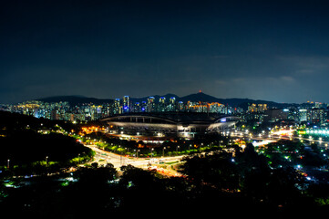 Obraz premium 하늘공원 월드컵경기장.