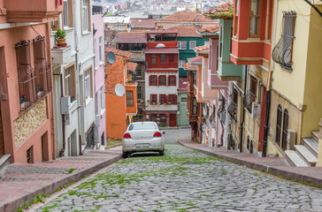 Istanbul, Turkey - Fener is one of the most colorful and typical quarters of Istanbul, with its...