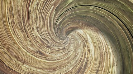 Fototapeta na wymiar 螺旋形の古い木製素材