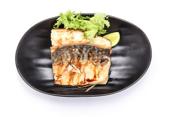 Grilled Saba Fish with Sauce