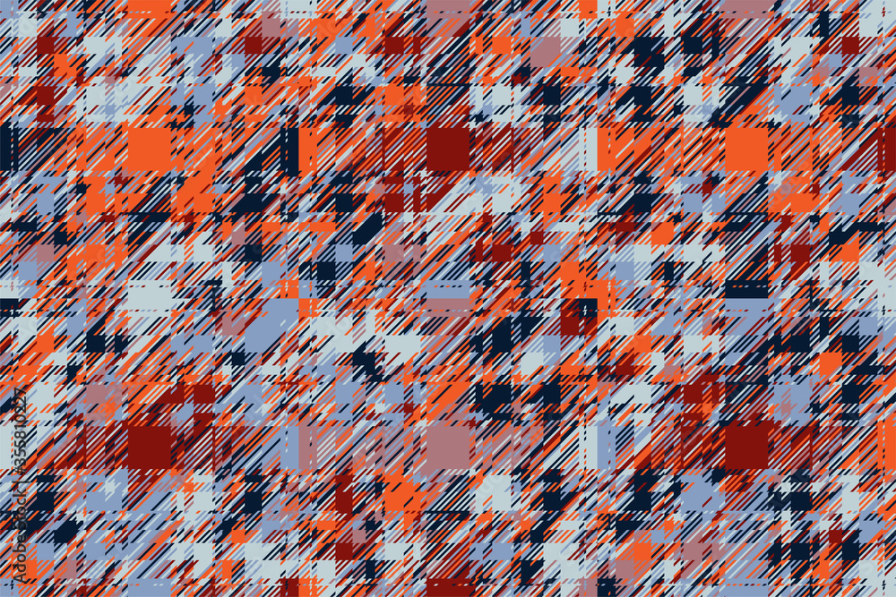 Poster modern glitch background. color geometric abstract pattern vector.