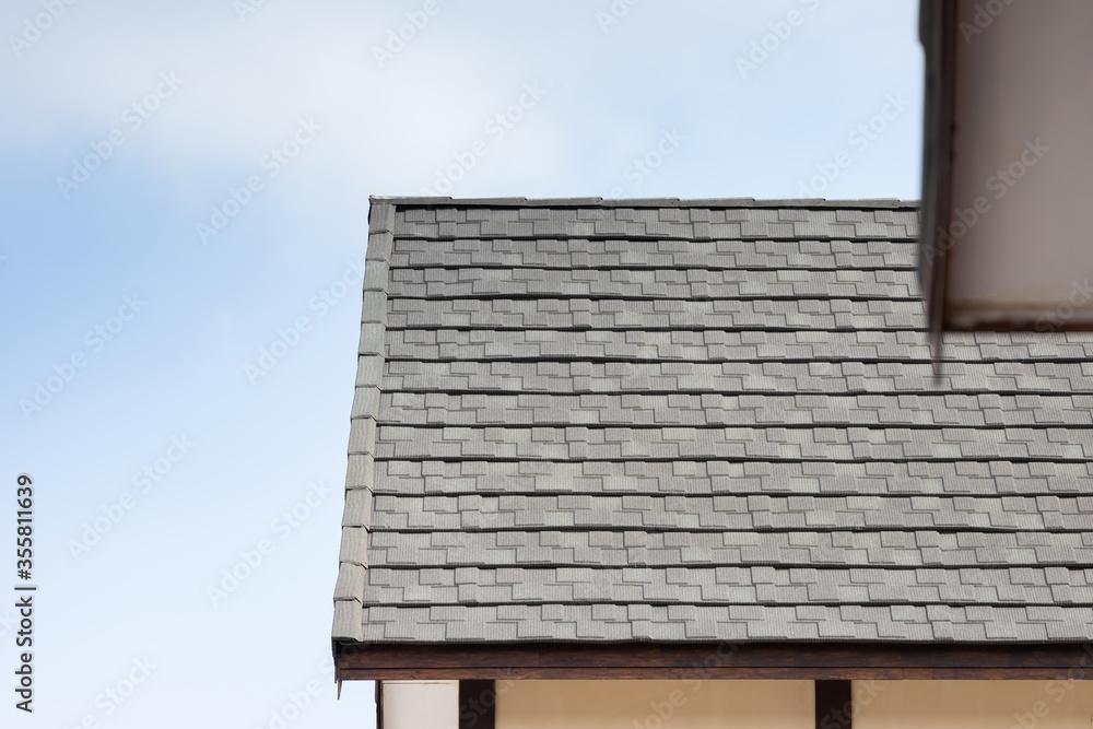 Canvas Prints asphalt tile roof background and texture.