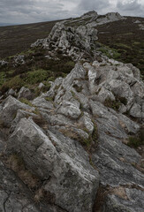 Stiperstones in the Shropshire Hills UK