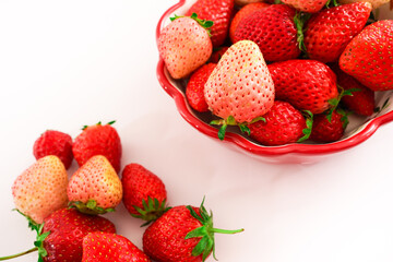 Fresh juicy strawberries