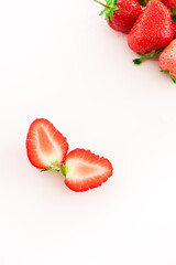 Fresh juicy strawberries