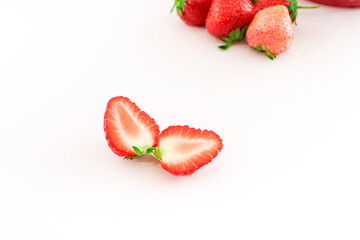 Fresh juicy strawberries