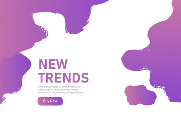 Modern colorful flow poster. Wave Liquid shape in white color background. Art design for your design project. Vector illustration EPS10