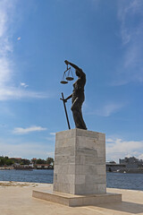 Lady Justice statue in Izmir / Turkey