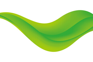 Abstract Dynamic Green Wavy Background Design, Fresh Stylish Green Background Template Vector