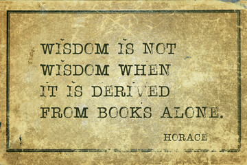 books alone Horace