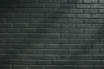 Black brick wall