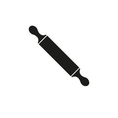 Rolling pin icon. Simple flat vector illustration on a white background