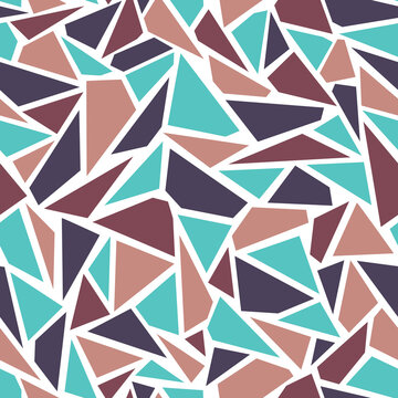 Vector seamless - broken glass (triangles) pattern