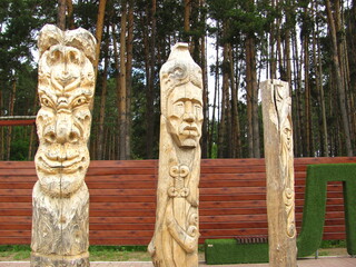 totem pole in the park
