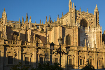 Fototapeta na wymiar Seville Cathedral.