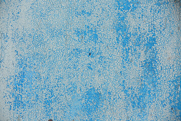 texture old white paint on old blue paint