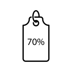 Price tag icon vector