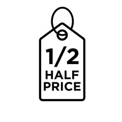 Price tag icon vector