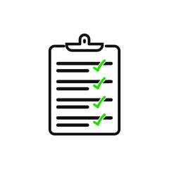 clipboard with checklist