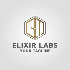 Obraz premium Letter GM vector logo design