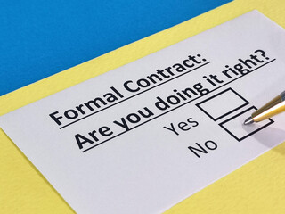 Qestionnaire about legal issue