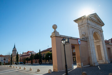 Naklejka premium Puerta de Madrid en Alcala de Henares