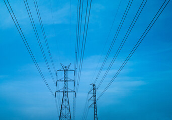 high voltage power lines