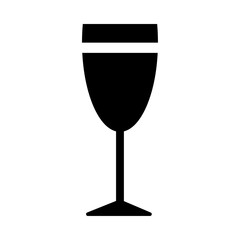 wine cup drink silhouette style icon