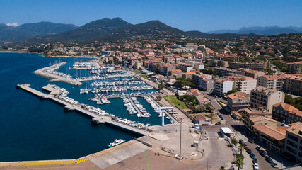 Aerial Harbour with Boats