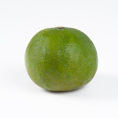 Orange on white background