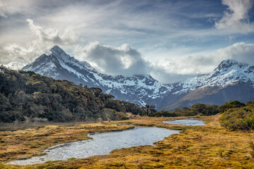 Fototapeta na wymiar Key Summit, Fiordland National Park, New Zealand