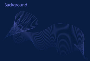 Abstract blue background for presentation